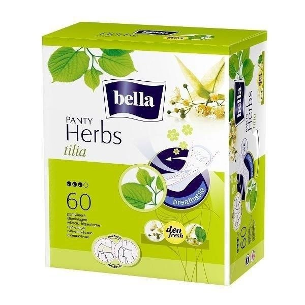 Wkładki Bella Panty Herbs z kwiatem lipy 60 SZT