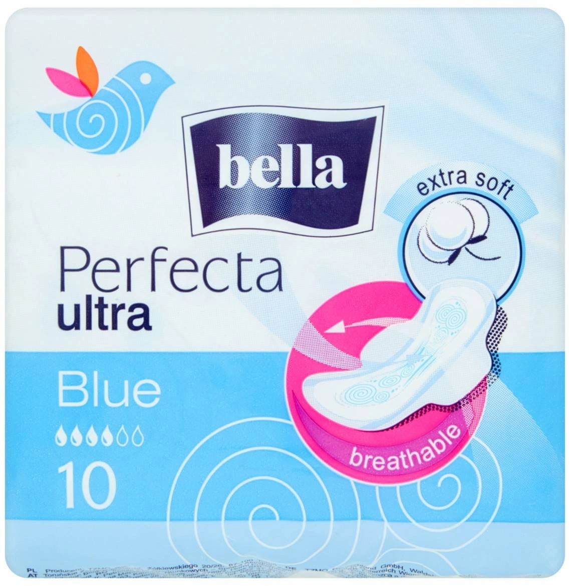 Podpaski Bella Perfecta Blue Ultra 10 SZT