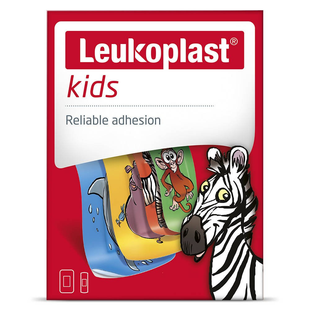 Leukoplast plaster kids 19x56mm,38x63mm mix 12 szt