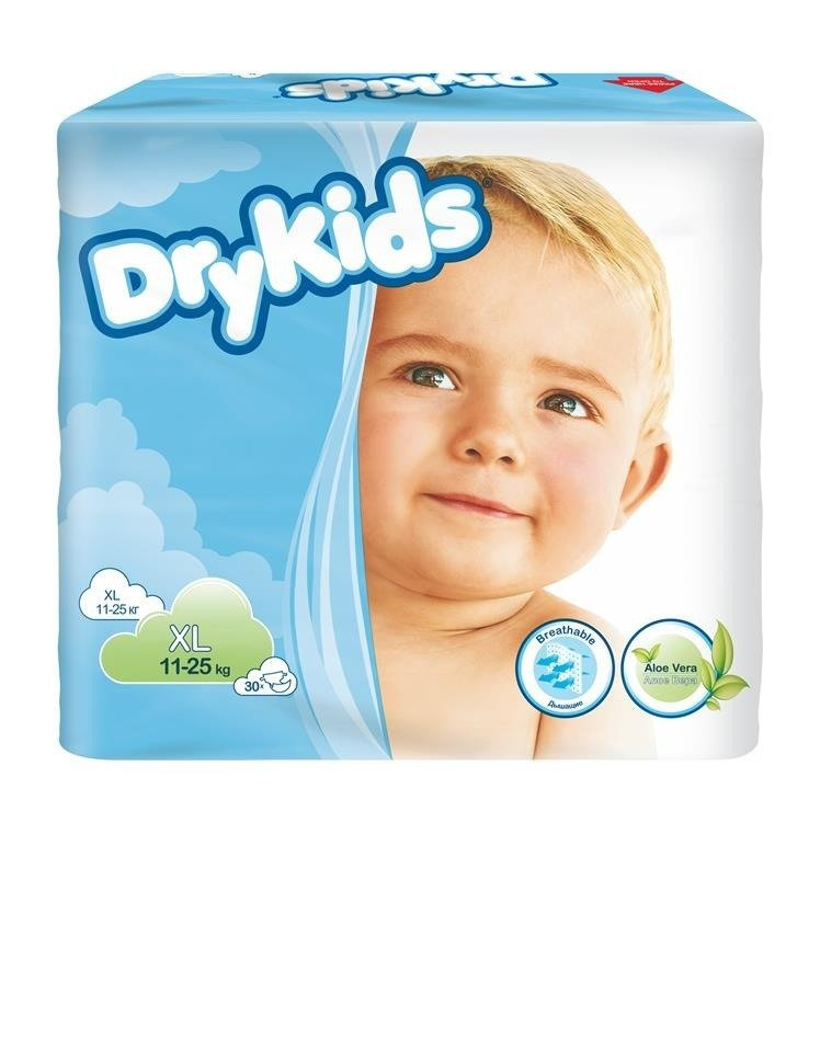 Pieluchomajtki dla dzieci Dry Kids 30 SZT