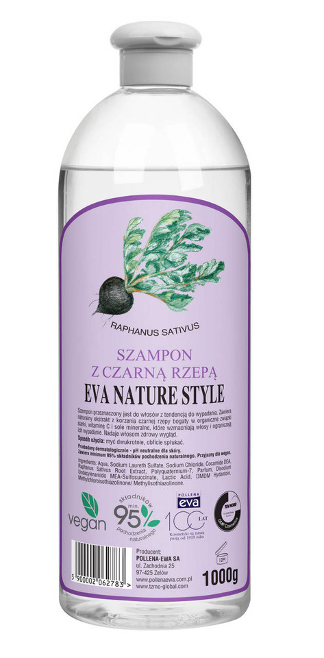 Eva Natura szampon Nature Style czarna rzepa 1l